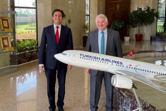 Посланикът ни Ангел Чолаков обсъди с Turkish Airlines откриването на въздушна линия между България и Бурса