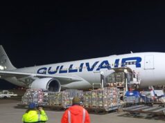 Самолетът на Gulliv Air кацна в Газиантеп, пълен е с оборудване и материали от първа необходимост