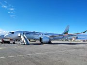 На 8 март пристигна четвъртият нов самолет Airbus А220 LZ-AMS на „България Еър“