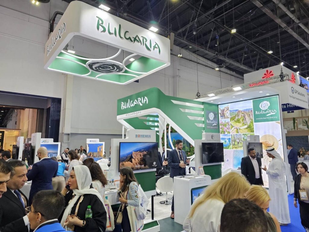 Щандът на България на Arabian Travel Market 2024 в Дубай/снимка Бохемия