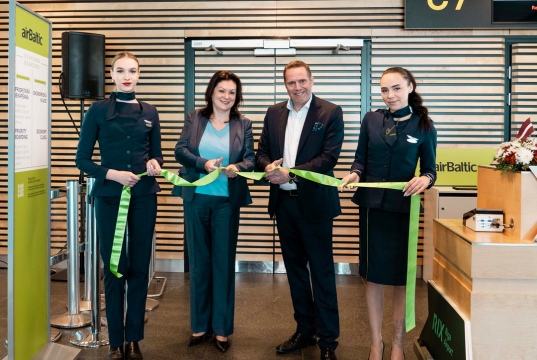 Латвийската авиокомпания airBaltic започна полети между София и Рига