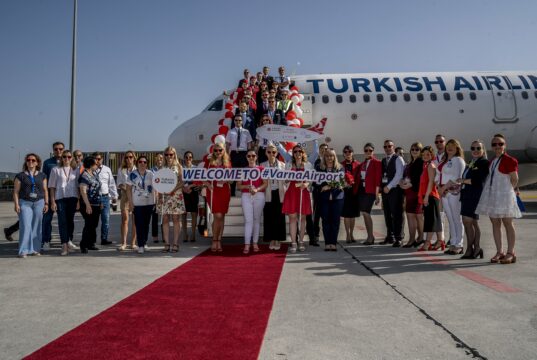 Летище Варна отбеляза 10 години от първия полет на Turkish Airlines, над 652 000 пътници са превозени между Истанбул и морската ни столица