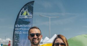 Кристалина и Кирил от Бургас с нова услуга в България – наем на палатка и къмпинг оборудване