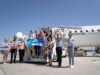 Нова сезонна линия: Във Варна организираха тържествено посрещане на първия полет на “България Еър” от Прага