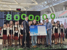 Летище „Васил Левски“ – София посрещна своя 8-милионен пътник за годината