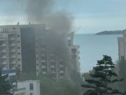 Гори хотел в Слънчев бряг